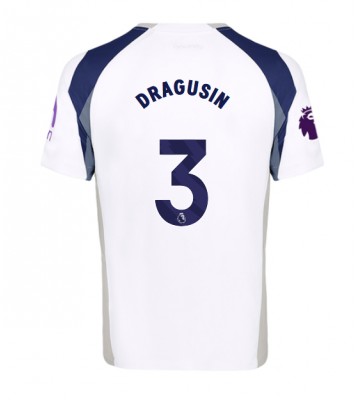Lacne Muži Futbalové dres Tottenham Hotspur Radu Dragusin #3 2025-26 Krátky Rukáv - Domáci